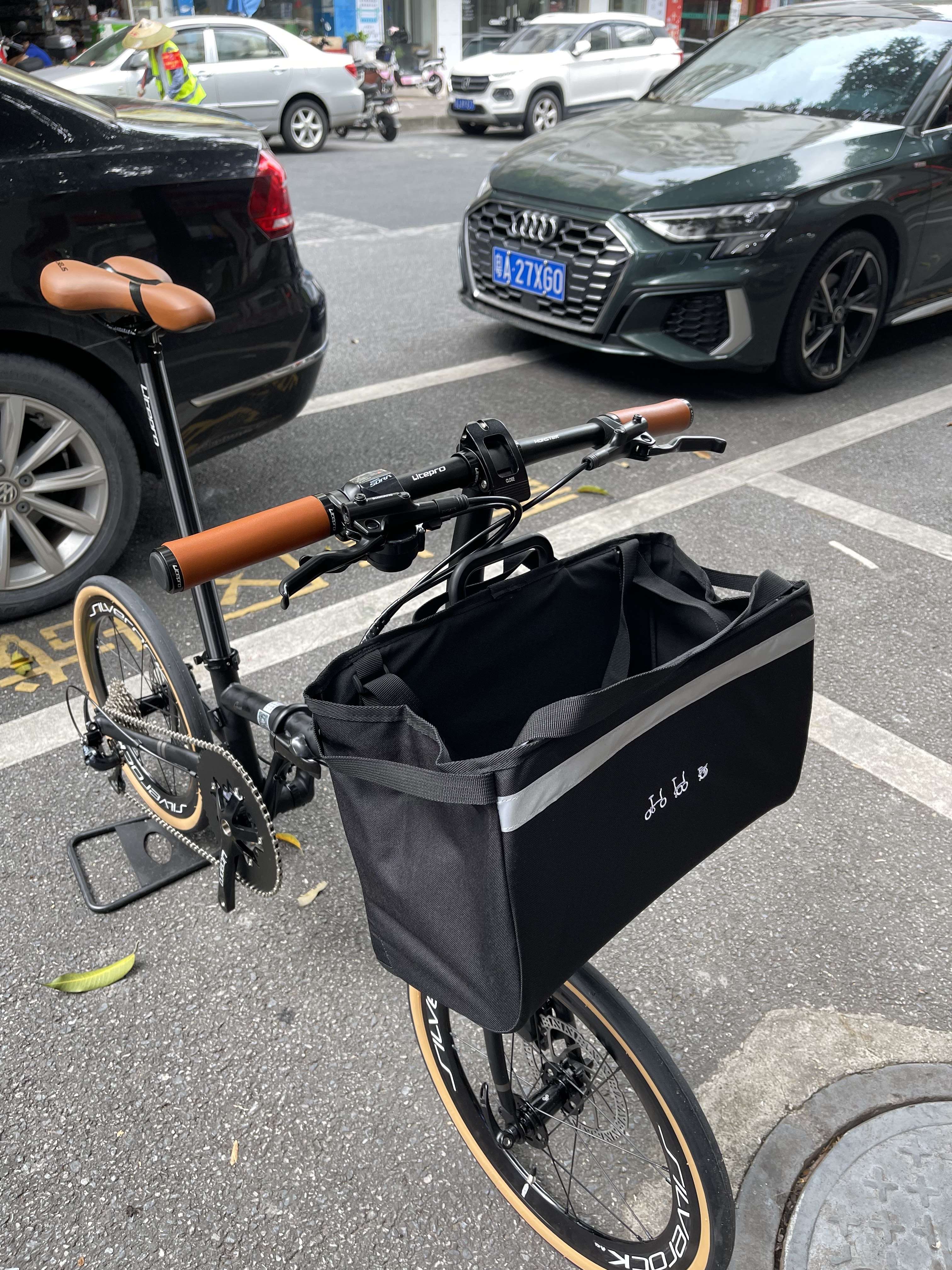 クーラーボックス専門店  自転車用折りたたみ式前かごバッグ