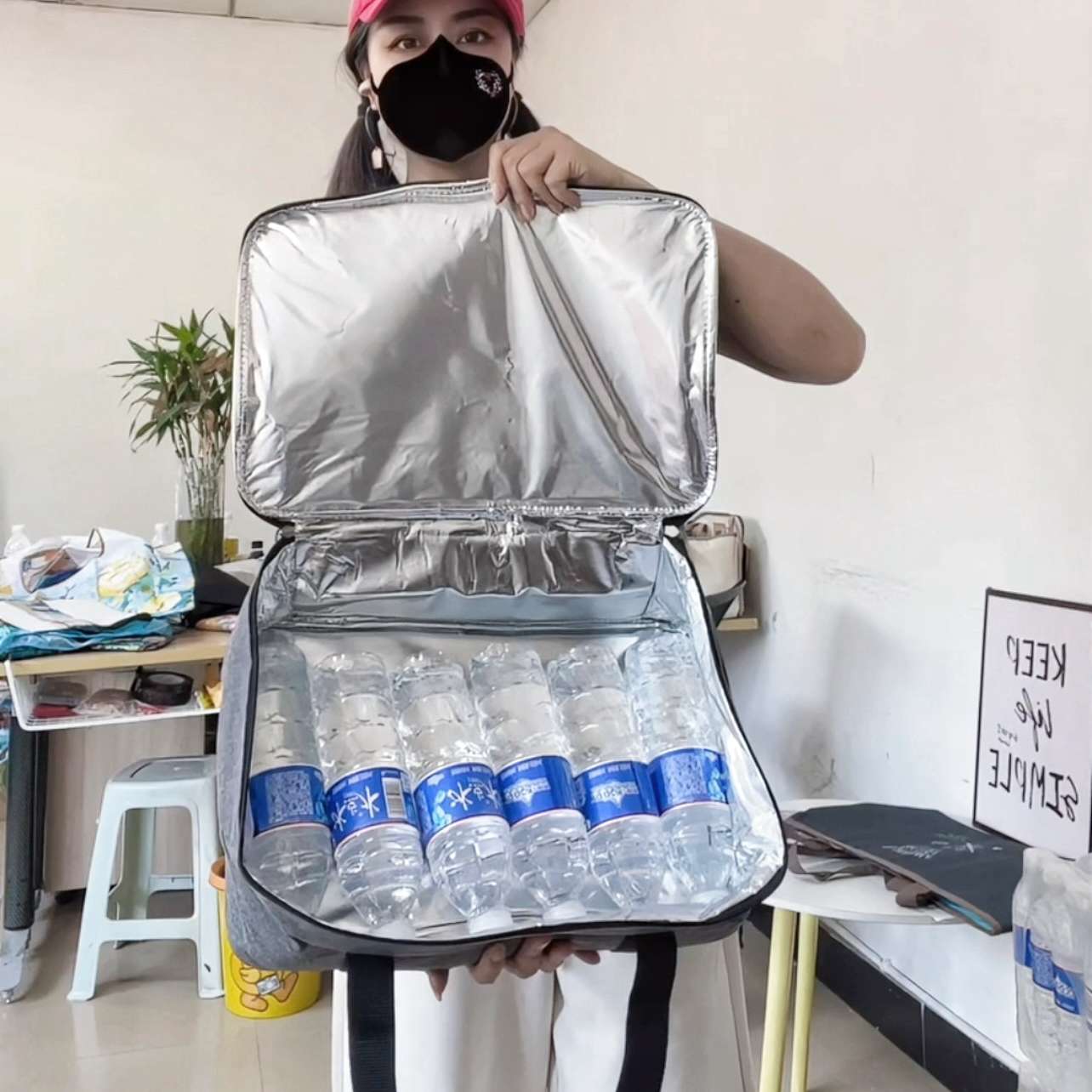 クーラーボックス専門店  大容量保冷バッグ 折りたたみ式ピクニックトート